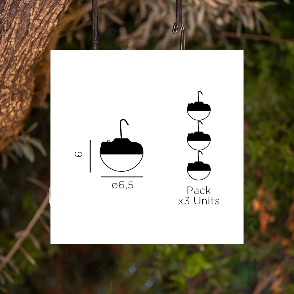 Ampoule rechargeable portable CHERRY MINI (Pack 3 ampoules) New Garden
