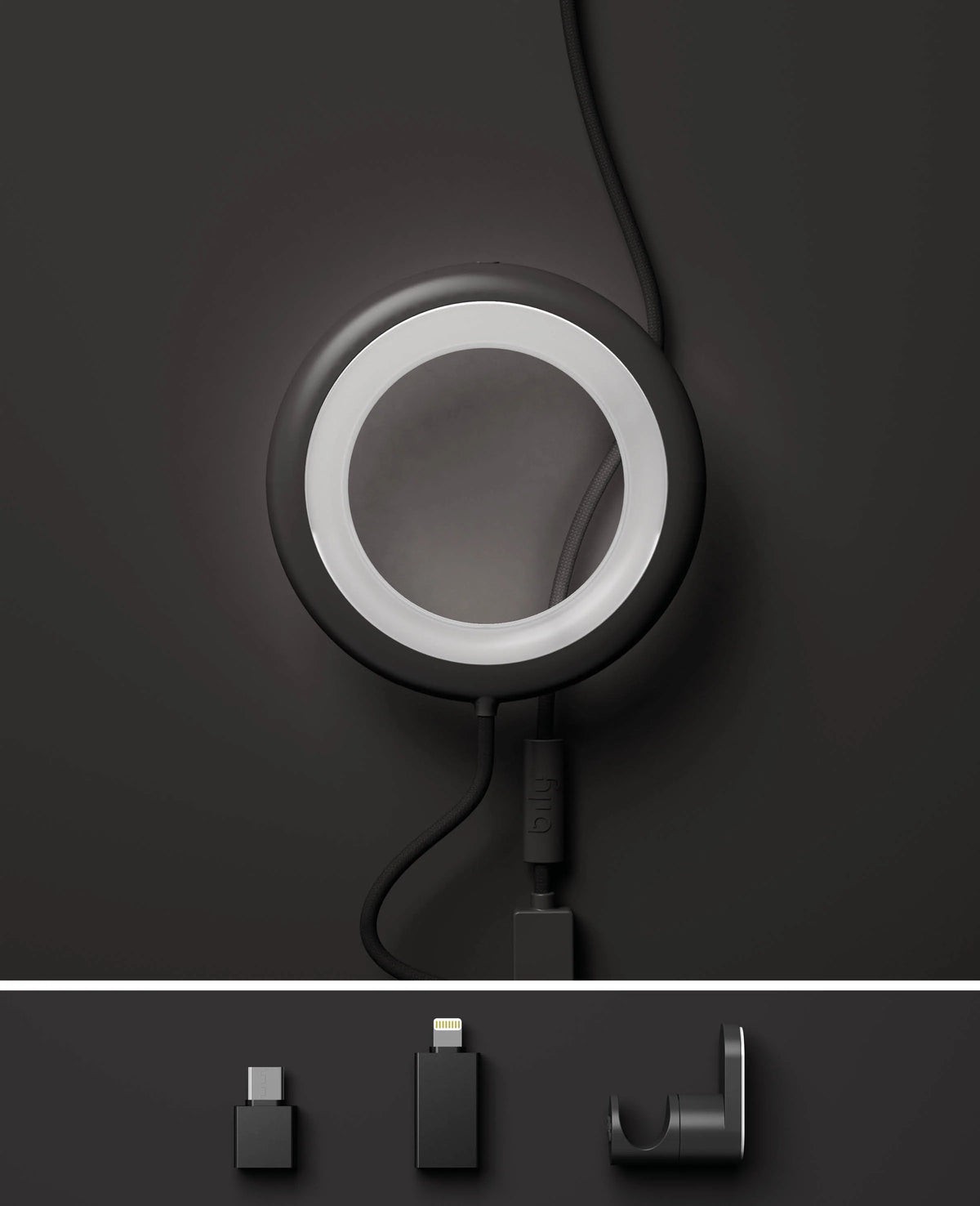 Lampe Bily noir fabrication Francaise 1