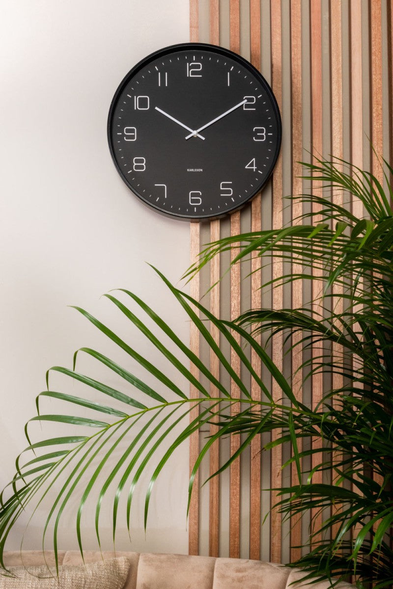 Pendule Lofty noir Present Time