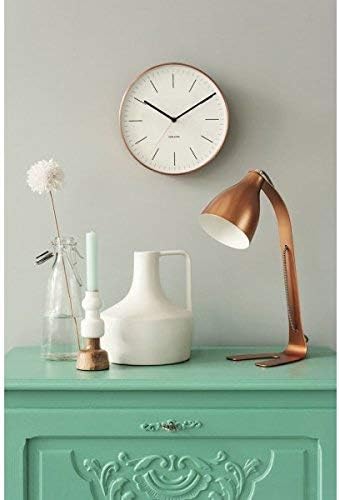 Pendule Minimal cuivre Present time