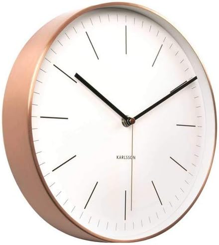 Pendule Minimal cuivre Present time