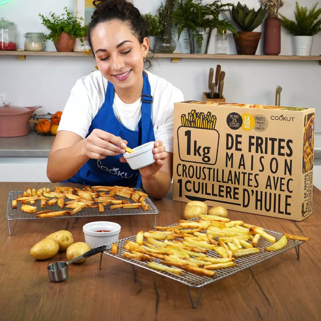 Kit frites maison au four Cookut
