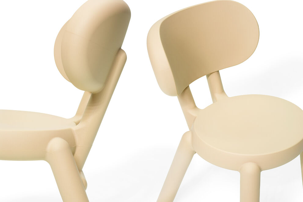 Chaise Kaboom beige Fatboy 3