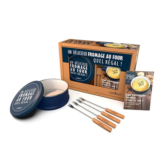 Coffret cuiseur fromage Cookut bleu