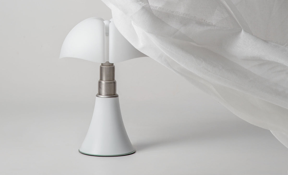 Lampe de table Pipistrello blanc mat Martinelli