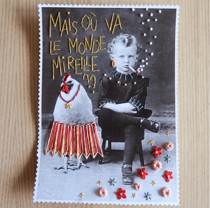 Kit broderie papier The comptoir