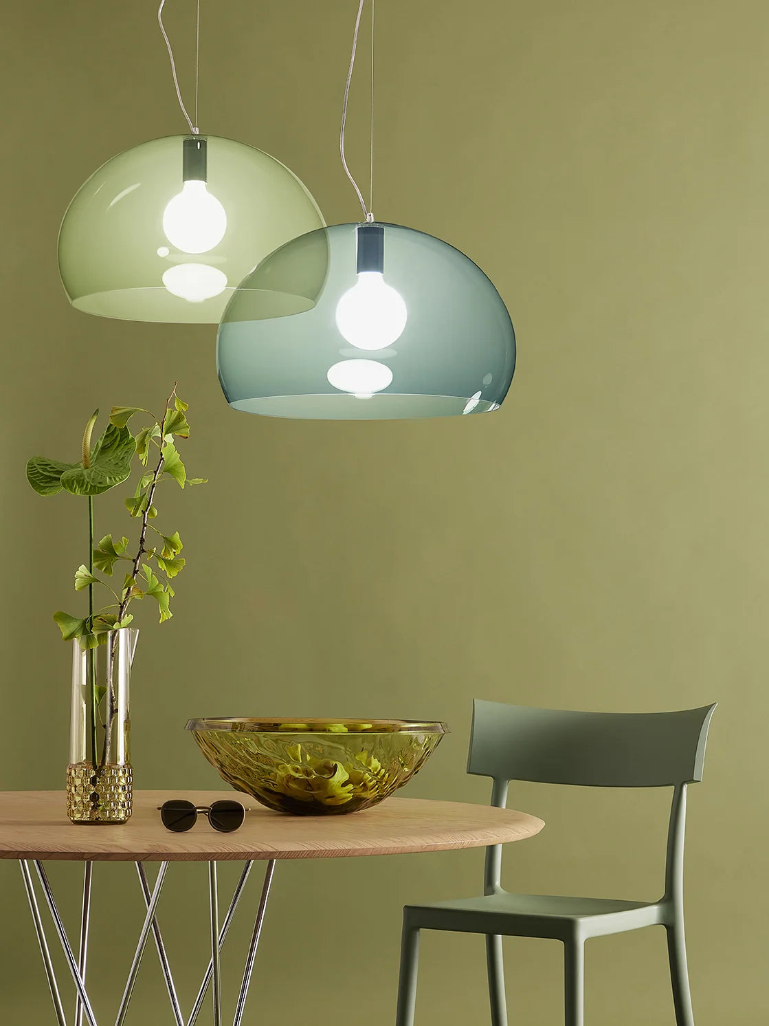 Suspension Fly Cristal Kartell 3