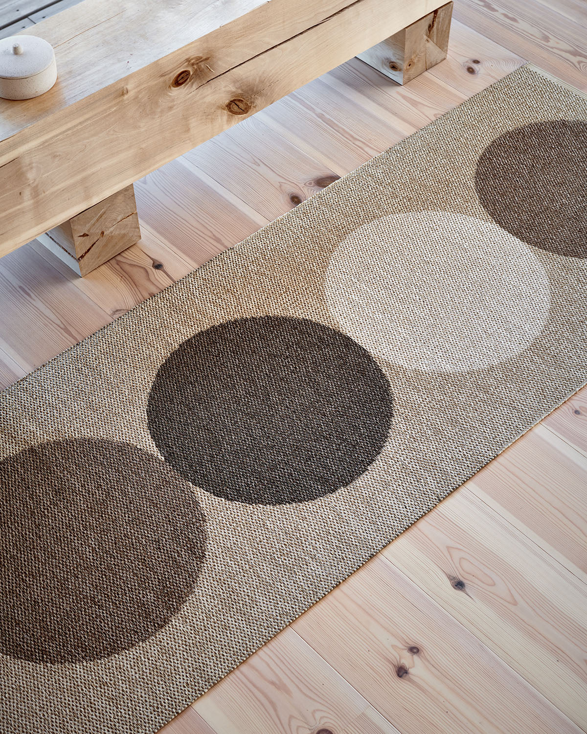 Tapis Pappelina Otto cream 1