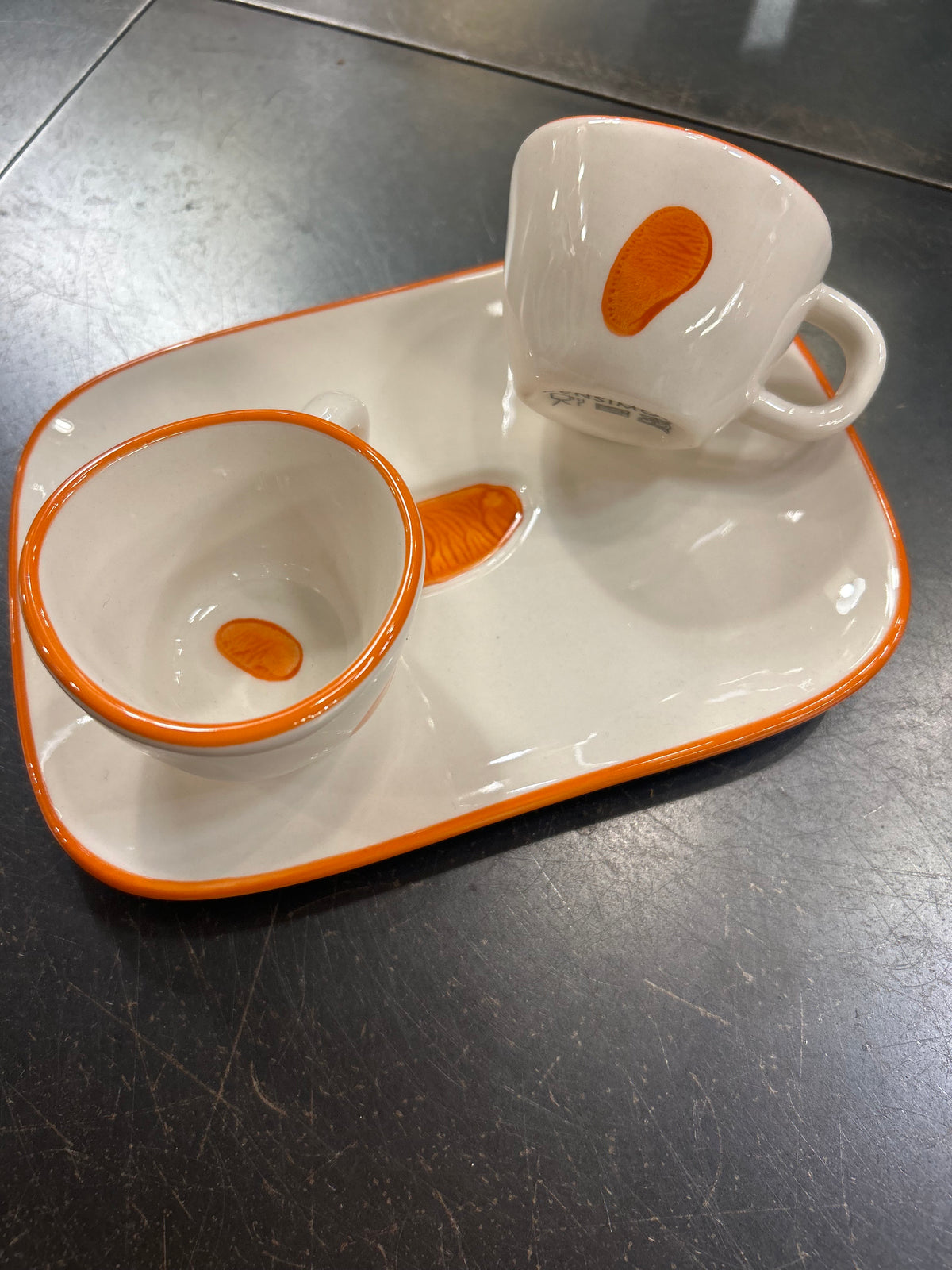 Tasse expresso orange Bensimon 2
