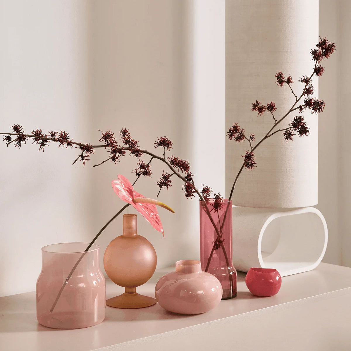 Vase rose pale Urban Nature Culture 1