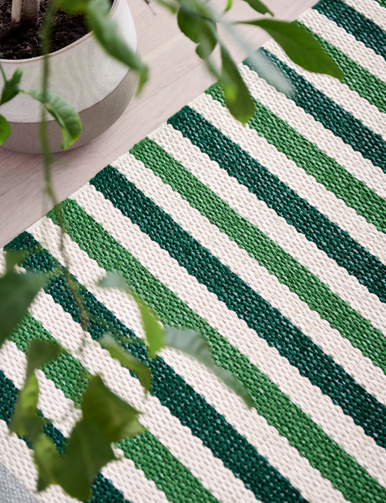 Tapis Teo Dark Green Pappelina
