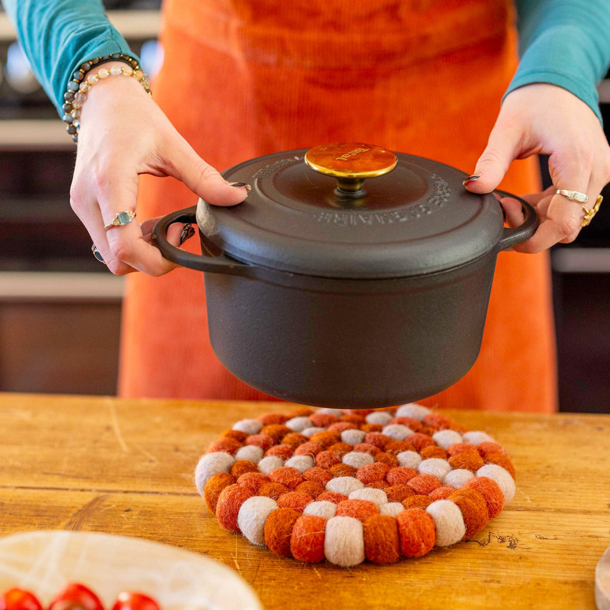 Tablier de cuisine en velours cotelé Vivaraise